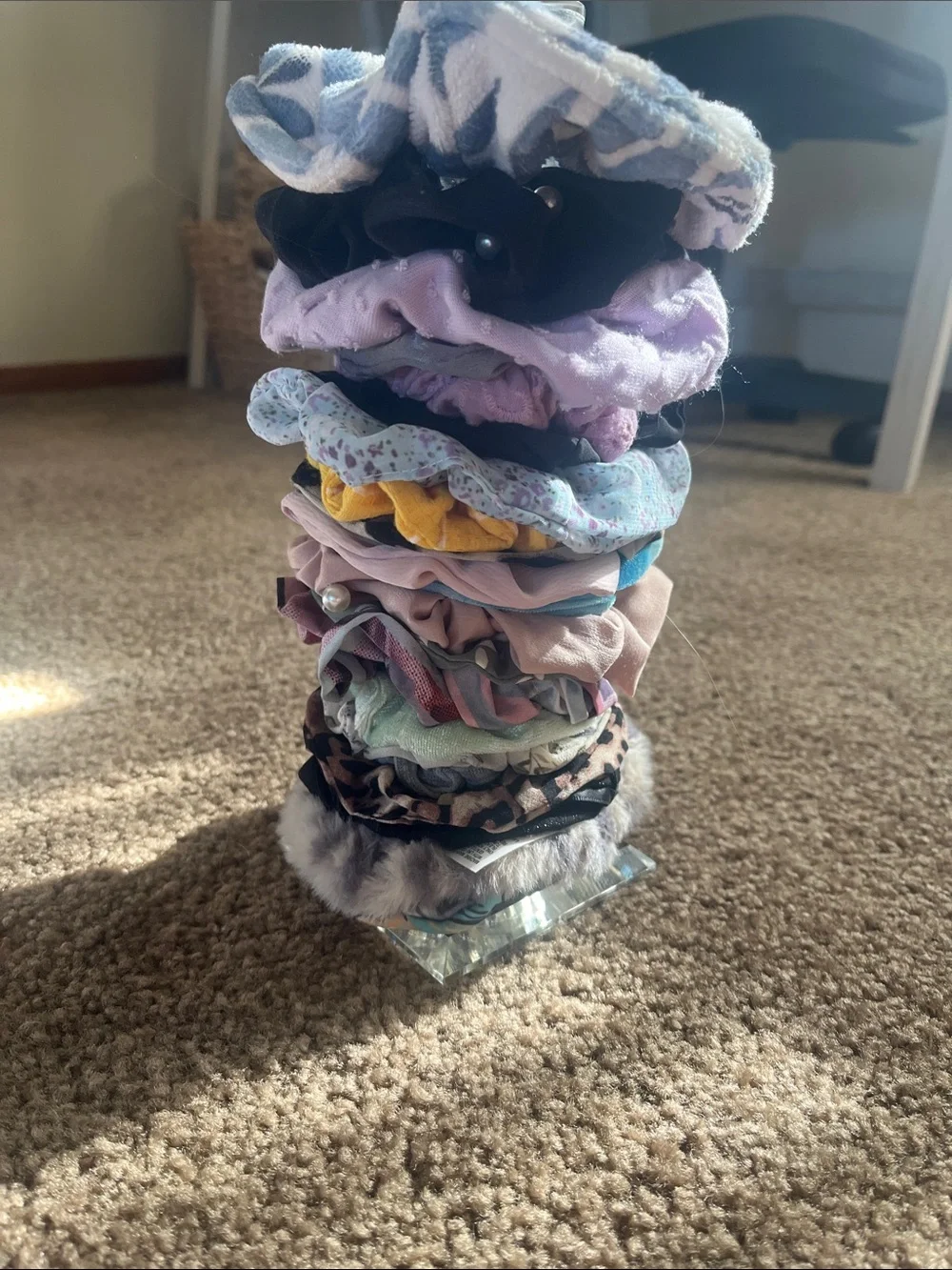 Girls Mixed Color Scrunchie Pack — Soft Assorted Hair Accessories